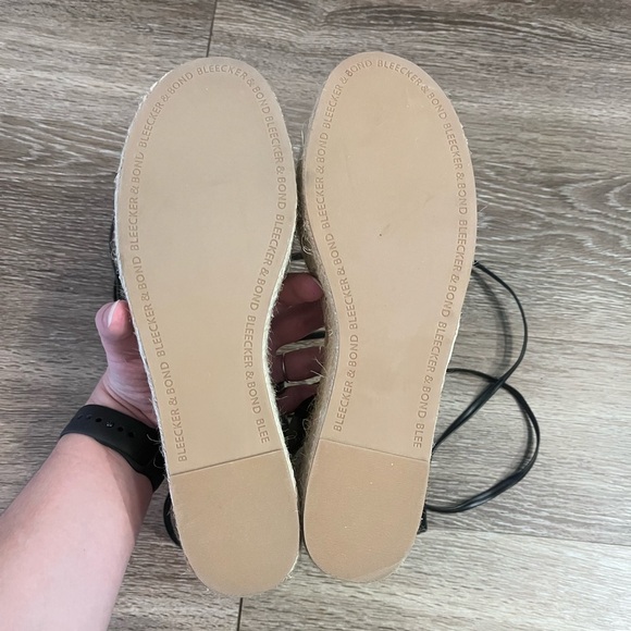 Bleecker & Bond | DSW | Odette Espadrille Platform Wedge Sandal Tiger Print 8.5 - Picture 7 of 7